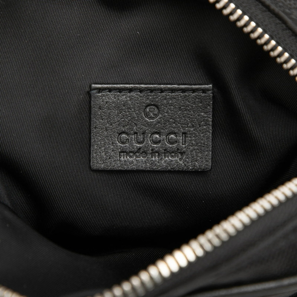 GUCCI Authentic Black Leather Shoulder Bag - Picture 5 of 6